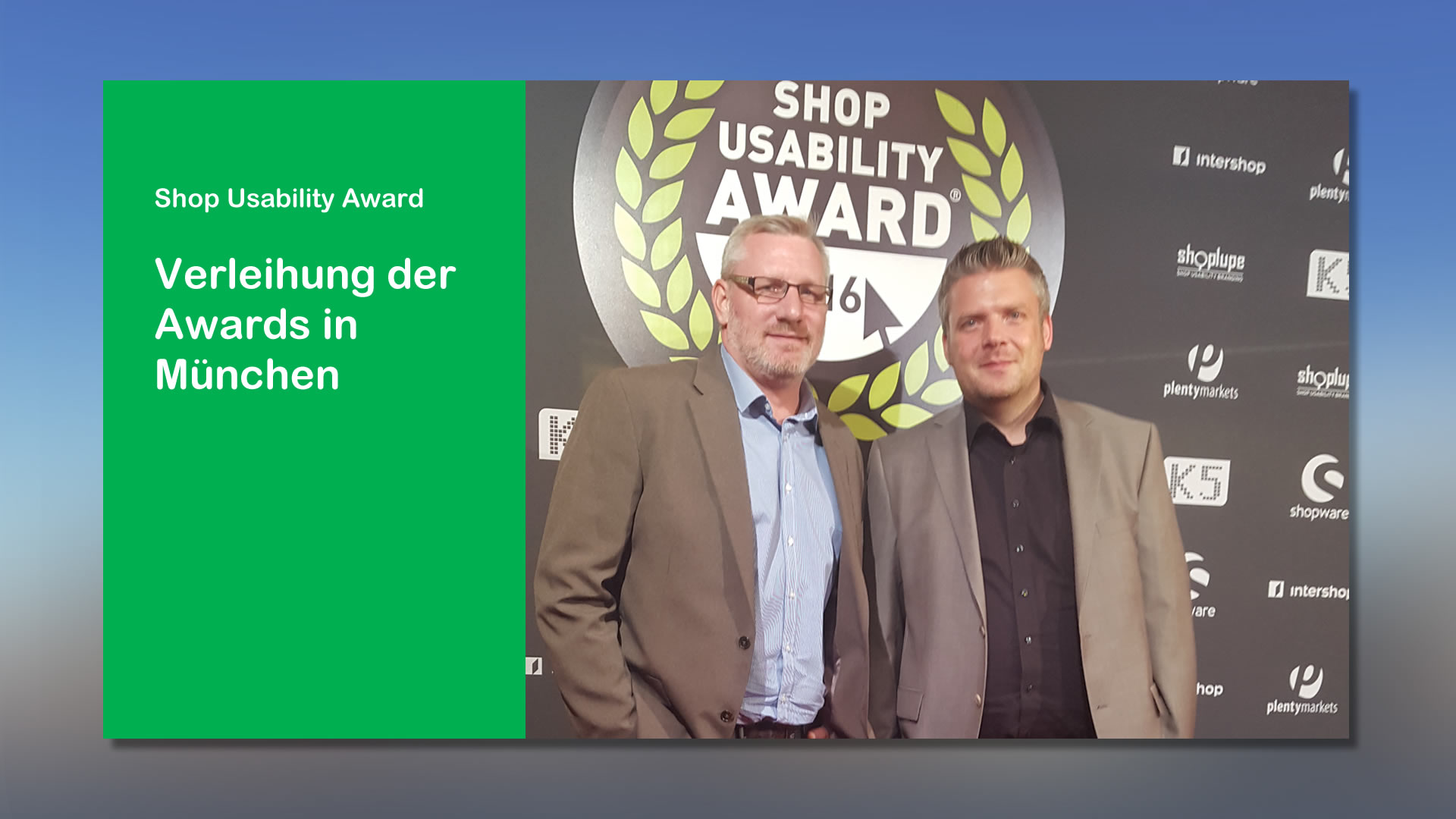 News webfellows Shop Usability Award in München
