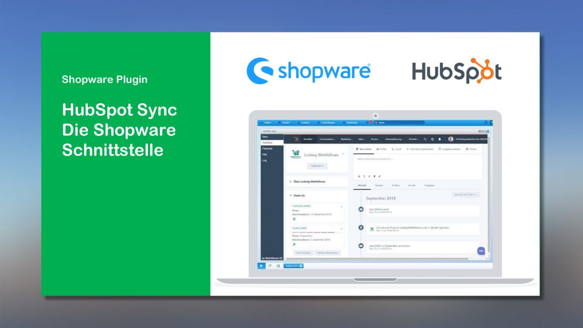 HubSpot Sync Shopware Schnittstelle